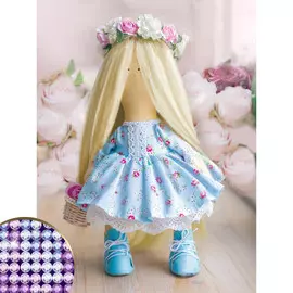 Алмазная вышивка с частичным заполнением