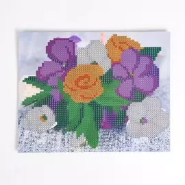 Алмазная вышивка с частичным заполнением