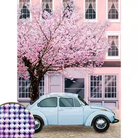 Алмазная мозаика с частичным заполнением