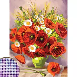 Алмазная мозаика с частичным заполнением