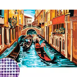 Алмазная вышивка с частичным заполнением