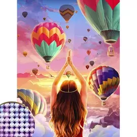 Алмазная мозаика с частичным заполнением