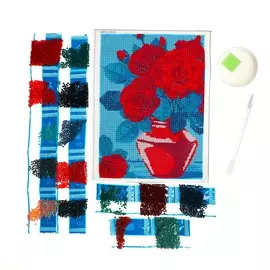 Алмазная мозаика с полным заполнением на холсте