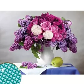 Алмазная мозаика с полным заполнением на холсте