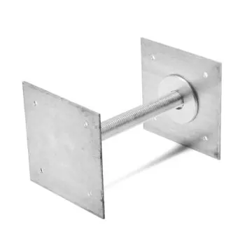 Анкер лом, регулируемый по высоте, оцинкованный, м20х200х120 мм