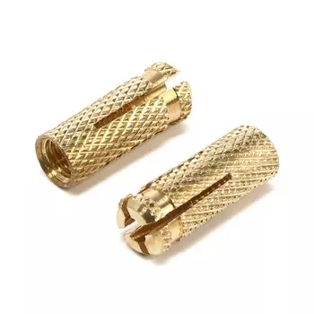 Анкер лом, забиваемый, латунный, оцинкованный, м8х30 мм, 100 шт