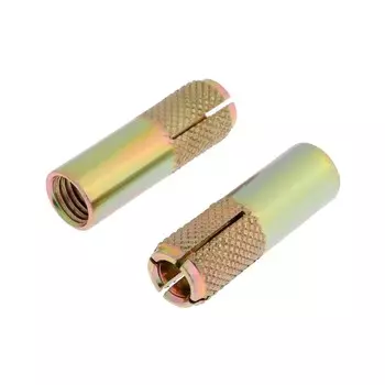 Анкер лом, забиваемый, стальной, желтопасированный, м12х50 мм, 50 шт