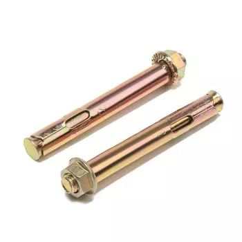 Анкерный болт лом, с гайкой, оцинкованный, 12х100 мм, 50 шт