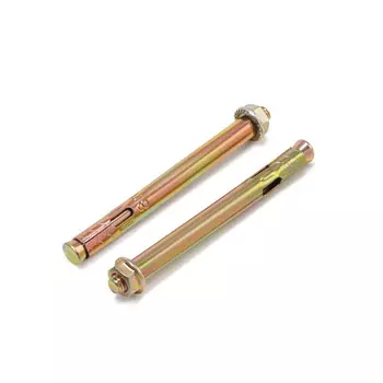 Анкерный болт тундра, с гайкой, оцинкованный, 8х85 мм, 125 шт