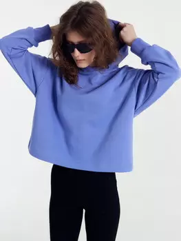 Анорак женский короткий в фиолетовом цвете