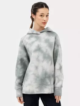 Анорак женский зеленый с рисунком