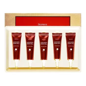 Антивозрастной крем для кожи вокруг глаз и шеи со стволовыми клетками и экстрактами ягод