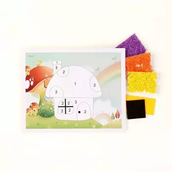 Аппликация eva крошкой