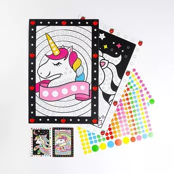 Аппликация наклейками