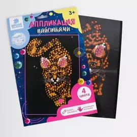 Аппликация пайетками