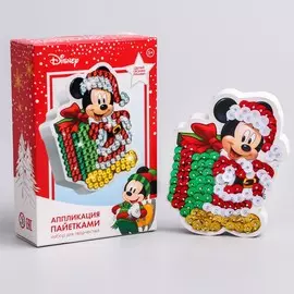 Аппликация пайетками микки маус