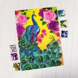 Аппликация пайетками с клеевым слоем