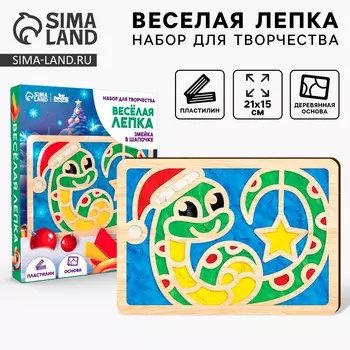 Аппликация пластилином на новый год