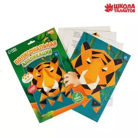 Аппликация с полигональными фигурами