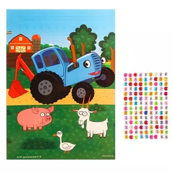 Аппликация стразами, 14,8*21 см