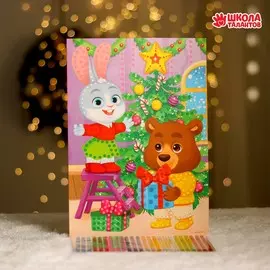 Аппликация стразами