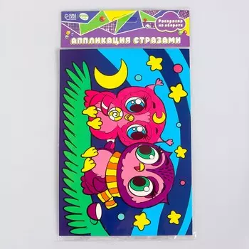 Аппликация стразами