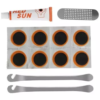 Аптечка для ремонта велосипедных камер dream bike, с монтажками