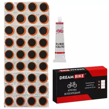 Аптечка велосипедная dream bike, 36 заплаток