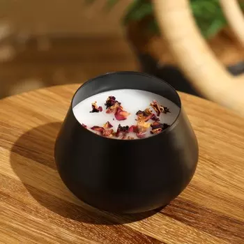 Ароматическая свеча в баночке, 300 г, rose