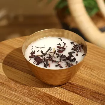Ароматическая свеча в чаше, 200 г, парафин, hibiscus