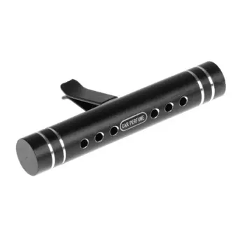 Ароматизатор в дефлектор grand caratt, металл, 8 см, лимон, черный