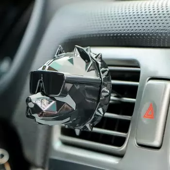 Ароматизатор в воздуховод, бульдог, освежающий лимон