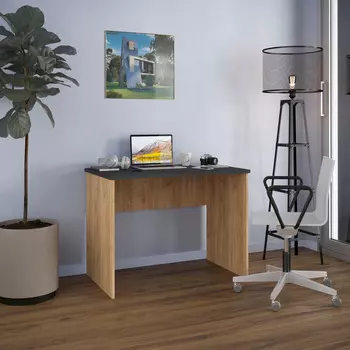 Атмосфера Стол письменный СП-07 Дуб золотой Крафт/ Антрацит 00-00020189