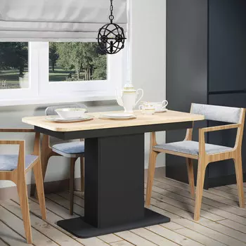 Атмосфера Стол СО-03 антрацит/дуб золотой крафт 00-00015456