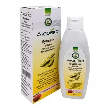 Аюрекс маска натуральная мултани митти с розовой водой жидкая 100мл