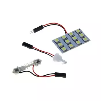 Светодиодная лампа для авто cartage, 12 в, 12 smd-5050, свет белый