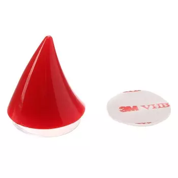 Аксессуар на мотоциклетный шлем torso, рог, красный, пластик