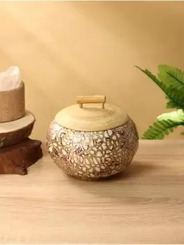 Банка для сыпучих продуктов, 161612 см, бамбук