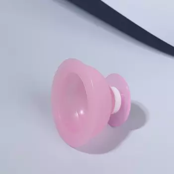 Банка вакуумная для массажа, силиконовая, 6,5 4,3 см, цвет розовый