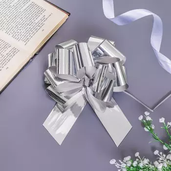 Бант - шар №5, серебро