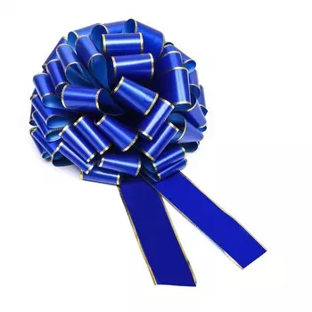 Подарочный бант - шар подарочный №7, синий, для упаковки подарков