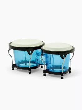 Барабан бонго music life 67 дюймов, пластиковый, синий