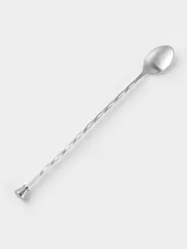 Барная ложка hanna knvell, 28 см, с мадлером, нержавеющая сталь