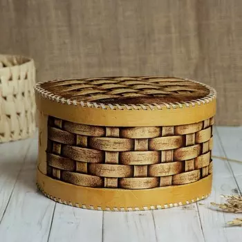 Хлебница-батонница с крышкой