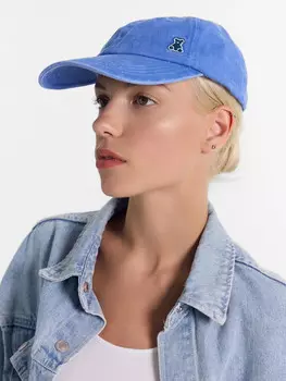 Бейсболка женская в ярко-голубом цвете