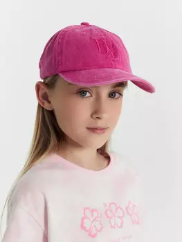 Бейсболка детская для девочек в розовом цвете