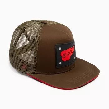 Бейсболка мужская с нашивкой minaku, размер 56-58, зеленая