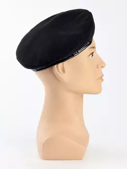 Берет военного, цвет черный