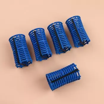 Бигуди на резинке, d = 3,5 см, 5 шт, цвет желтый