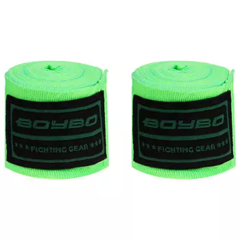 Бинт боксерский boybo 2,5 м, цвет светло-зеленый